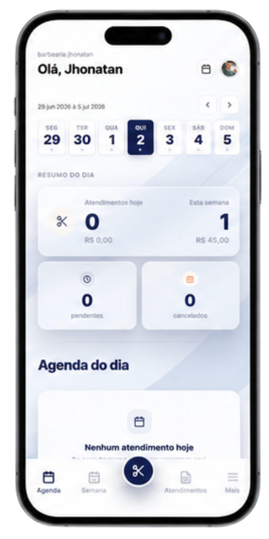 Agenda do barbeiro